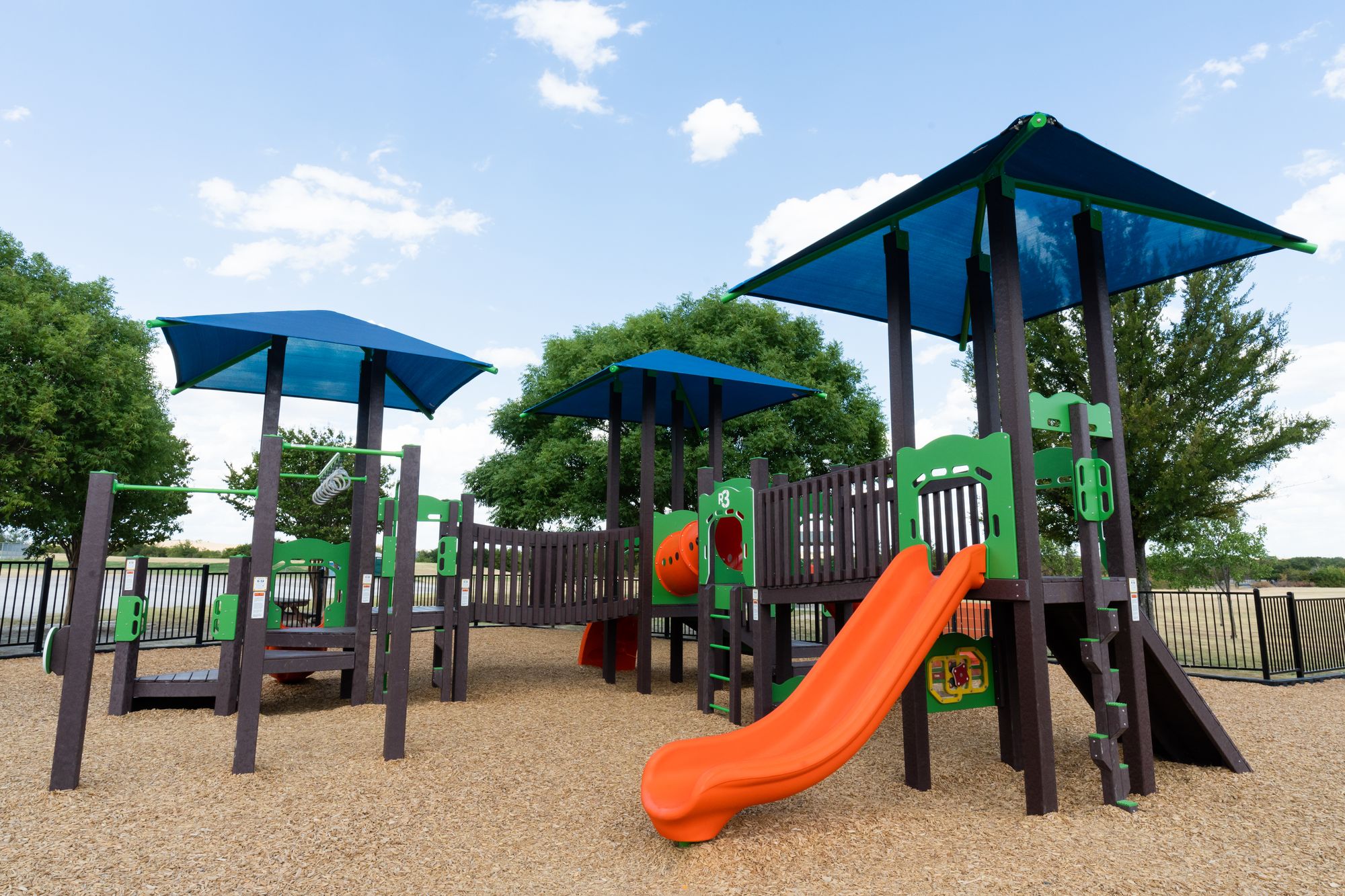 Triple Shade | Shaded Recycled Commercial Playground 5–12